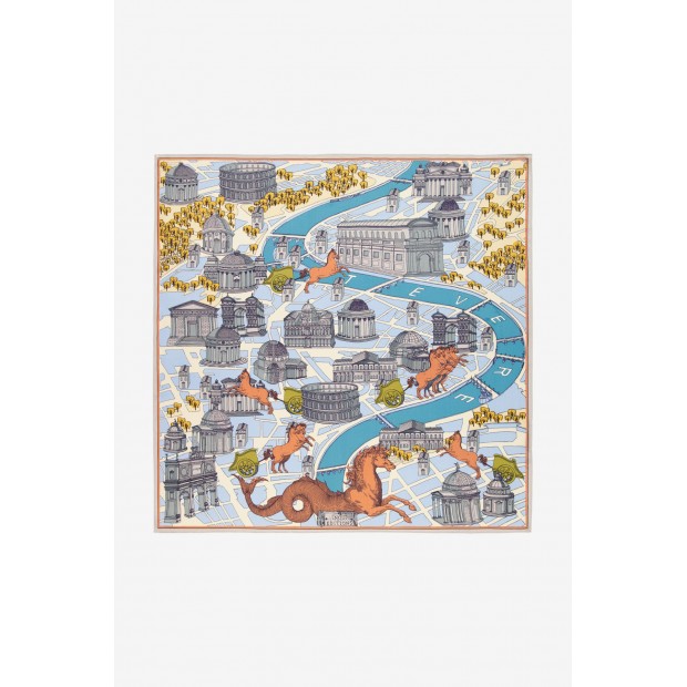 Inoui Editions šilko ir modalo skara ROME GREY